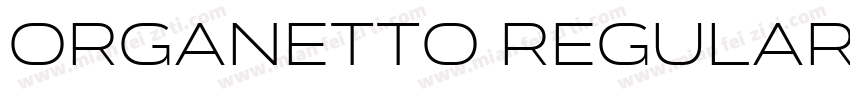 Organetto Regular SemiExt字体转换